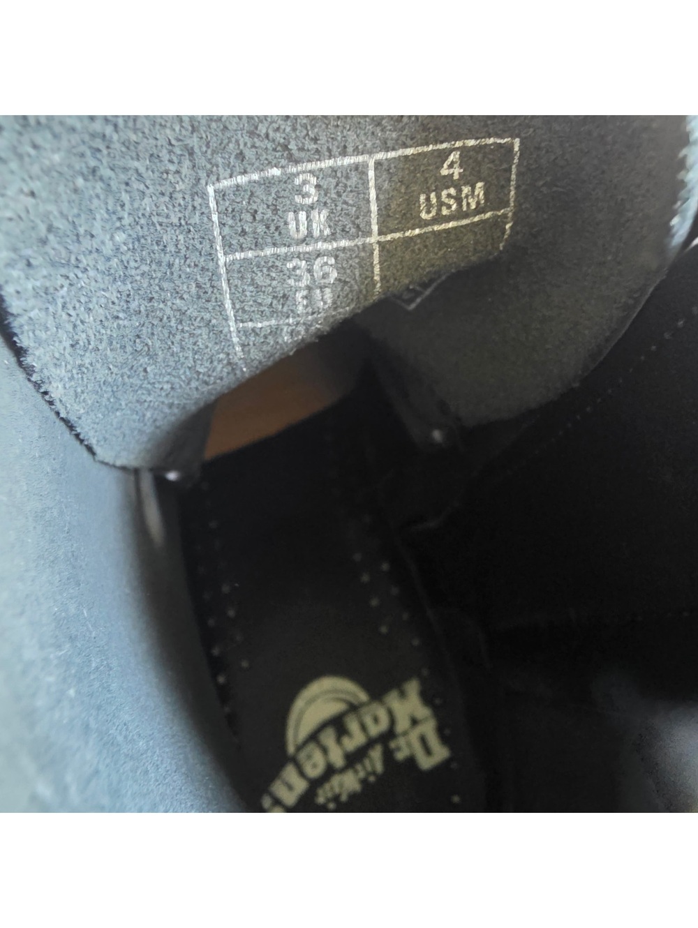 Dr. Martens Black Leather Platform Boots Size: USM 4 - Picture 7 of 7